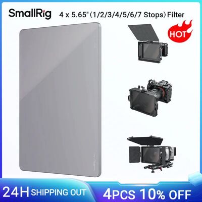 SmallRig Filter 4 x 5.65 ND 0.3/0.9/1.5/1.8/2.1/0.6/1.2, (1/3/5/6/7/2/4 Stop), Square Neutral Density Filter, for Matte Box SmallRig Filter 4 x 5.65 ND 0.3/0.9/1.5/1.8/2.1/0.6/1.2, (1/3/5/6/7/2/4 Stop), Square Neutral Density Filter, for Matte Box
