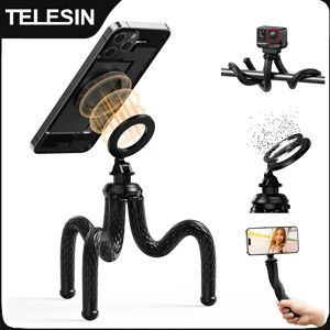 TELESIN Magnetic Quick Release Tripod Octopus Phone Holder Mini Tripod for iPhone 15 14 13 12 Pro Promax HUAWEI SAMSUNG XIAOMI TELESIN Magnetic Quick Release Tripod Octopus Phone Holder Mini Tripod for iPhone 15 14 13 12 Pro Promax HUAWEI SAMSUNG XIAOMI