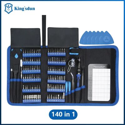 KING'SDUN 140 In 1 Precision Screwdriver Sets Portable Manual Hand Tool Kits Wireless Cordless Magnetic Small Bits for Xiaomi Mobile Phone KING'SDUN 140 In 1 Precision Screwdriver Sets Portable Manual Hand Tool Kits Wireless Cordless Magnetic Small Bits for Xiaomi Mobile Phone