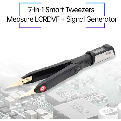 XMSJ DT71 Mini Digital Tweezers Smart SMD Tester Portable LCR Meter Diode Resistor Capacitor Checker 10KHz Signal Generator Auto Scan XMSJ DT71 Mini Digital Tweezers Smart SMD Tester Portable LCR Meter Diode Resistor Capacitor Checker 10KHz Signal Generator Auto Scan