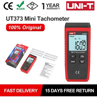 UNI-T UT373 Digital Tachometer - Contactless RPM Range 10-99999RPM - Speed Meter UNI-T UT373 Digital Tachometer - Contactless RPM Range 10-99999RPM - Speed Meter
