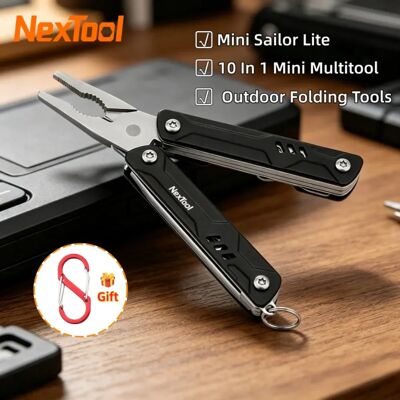 NexTool Mini Sailor Pliers Lite EDC Multi Tool 10 In 1 Folding Scissors Outdoor Portable Bottle Opener Equipment Hand Tools NexTool Mini Sailor Pliers Lite EDC Multi Tool 10 In 1 Folding Scissors Outdoor Portable Bottle Opener Equipment Hand Tools