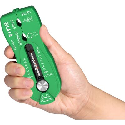 LAOA Wire Cutter Cable Stripper Multifunction Portable Wire Stripping Crimp Tool Hand Tools Suitable 0.8-2.6mm LAOA Wire Cutter Cable Stripper Multifunction Portable Wire Stripping Crimp Tool Hand Tools Suitable 0.8-2.6mm