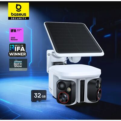 Baseus Security X1 Pro Outdoor Dual Camera Wireless 3K Camera Solar Panel Face Recognition Smart AI Tracking Security Camera Baseus Security X1 Pro Outdoor Dual Camera Wireless 3K Camera Solar Panel Face Recognition Smart AI Tracking Security Camera