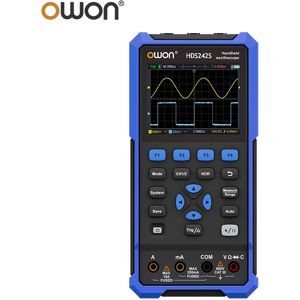 OWON HDS242S HDS272S HDS2102S HDS2202S Handheld Digital Oscilloscope 200MHz 1GSa/s 2CH+1CH Generator USB Type C 3.5inch 14 bits OWON HDS242S HDS272S HDS2102S HDS2202S Handheld Digital Oscilloscope 200MHz 1GSa/s 2CH+1CH Generator USB Type C 3.5inch 14 bits