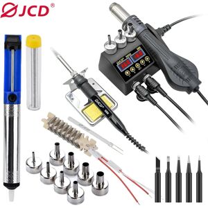 JCD 2 in 1 750W Hot Air Gun LCD Digital Display Welding Soldering Rework Station for cell-phone BGA SMD PCB IC Solder Iron 8898 JCD 2 in 1 750W Hot Air Gun LCD Digital Display Welding Soldering Rework Station for cell-phone BGA SMD PCB IC Solder Iron 8898