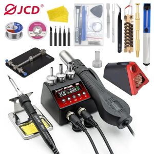 JCD 8898Pro Soldering Station 750W 2 in 1 Soldering Iron Hot Air Gun Rework Welding Station For Phone BGA SMD Welding Repair Tools JCD 8898Pro Soldering Station 750W 2 in 1 Soldering Iron Hot Air Gun Rework Welding Station For Phone BGA SMD Welding Repair Tools