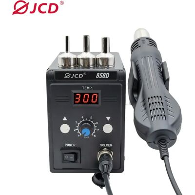 JCD Hot Air Gun 858D 700W BGA Rework Solder Station Soldering Heat Air Gun Station 220V / 110V For SMD SMT Welding Repair Tools JCD Hot Air Gun 858D 700W BGA Rework Solder Station Soldering Heat Air Gun Station 220V / 110V For SMD SMT Welding Repair Tools