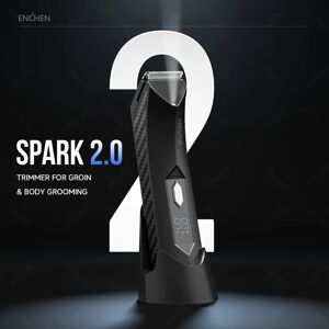 ENCHEN SPARK 2 Trimmer For Groin &Body Grooming With Skin-safe Blade Digital Display Screen100% Waterpoof ENCHEN SPARK 2 Trimmer For Groin &Body Grooming With Skin-safe Blade Digital Display Screen100% Waterpoof