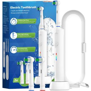 NONE Smart Wireless Charging Rotating Electric Toothbrush, 3 Modes Rechargeable Rotary Toothbrush Compatible with Oral B Brush Heads NONE Smart Wireless Charging Rotating Electric Toothbrush, 3 Modes Rechargeable Rotary Toothbrush Compatible with Oral B Brush Heads