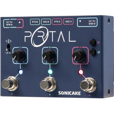 SONICAKE Portal 2 Modes Active Signal Mixer & Line Selector ABY 3 Channels Guitar Effects Pedal Analog True Bypass QDS-06 SONICAKE Portal 2 Modes Active Signal Mixer & Line Selector ABY 3 Channels Guitar Effects Pedal Analog True Bypass QDS-06
