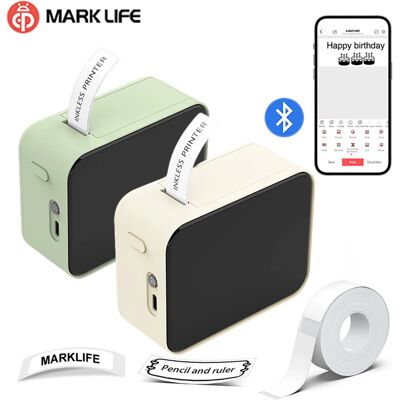 Marklife P15 Thermal Label Printer Wireless Bluetooth Label Maker Similar As Niimbot D11 D110 Mini Printer Adhesive Tape Sticker Marklife P15 Thermal Label Printer Wireless Bluetooth Label Maker Similar As Niimbot D11 D110 Mini Printer Adhesive Tape Sticker
