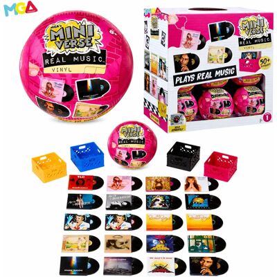 MGA Miniverse Real Music Vinyl - Mini Playable Vinyl Records Series Blind Box Music Record Mystery Box Collect Toy Gift MGA Miniverse Real Music Vinyl - Mini Playable Vinyl Records Series Blind Box Music Record Mystery Box Collect Toy Gift