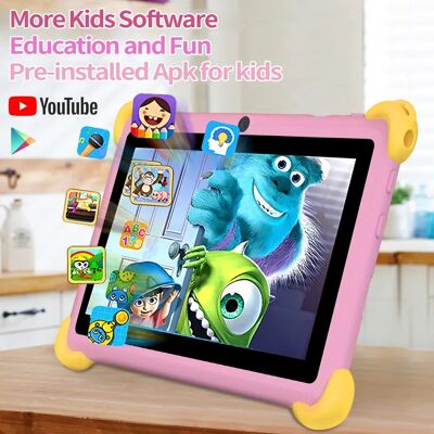 BDF 7.0 Inch Kid Tablet Android 13, 4GB Ram 64GB Rom, Children's Toys, 4000MAH Battery, Bluetooth, WiFi, Kids Learning Education BDF 7.0 Inch Kid Tablet Android 13, 4GB Ram 64GB Rom, Children's Toys, 4000MAH Battery, Bluetooth, WiFi, Kids Learning Education
