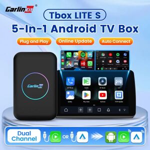 CarlinKit LITE S 5-In-1 Android TV Box HDMI USB Device Support Netflix YouTube Wireless Android Auto CarPlay Ai Box Plug & Play CarlinKit LITE S 5-In-1 Android TV Box HDMI USB Device Support Netflix YouTube Wireless Android Auto CarPlay Ai Box Plug & Play