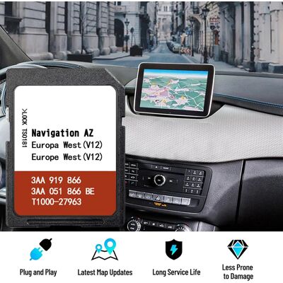 NAVINESA RNS 315 Navigations Update AZ V12 West Europe Map OST for VW Passat/Jetta/Polo/Sharan/Tiguan GPS SD Memory Card 3AA051866BE NAVINESA RNS 315 Navigations Update AZ V12 West Europe Map OST for VW Passat/Jetta/Polo/Sharan/Tiguan GPS SD Memory Card 3AA051866BE