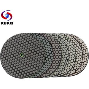 RIJILEI 7PCS/Set 6 Inch Dry Polishing Pad Sharp Flexible 150mm Stone Polishing Pads For Granite Marble Stone Concrete Sanding Disc RIJILEI 7PCS/Set 6 Inch Dry Polishing Pad Sharp Flexible 150mm Stone Polishing Pads For Granite Marble Stone Concrete Sanding Disc