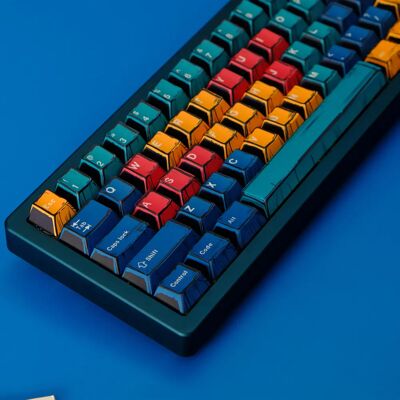 Eagiacme PBT Comic Keycaps EVA 01 Palette Cherry Profile Dye Sub 78/151 Keys Mixed Light For Mechanical Keyboards ISO Layout 7U Rainy75 Eagiacme PBT Comic Keycaps EVA 01 Palette Cherry Profile Dye Sub 78/151 Keys Mixed Light For Mechanical Keyboards ISO Layout 7U Rainy75