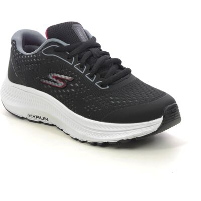 Skechers Go Run 2 Lace BKCC Black Charcoal Grey Kids trainers 405046L in a Plain Textile in Size 36 Skechers Go Run 2 Lace BKCC Black Charcoal Grey Kids trainers 405046L in a Plain Textile in Size 36