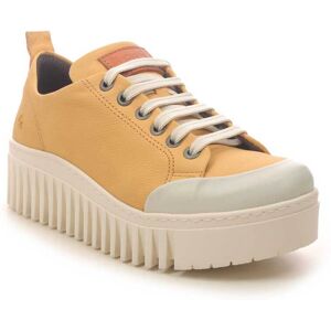 ART Brighton 1535 Yellow Nubuck Womens lacing shoes 11535-17F50 in a Plain Nubuck Leather in Size 41 ART Brighton 1535 Yellow Nubuck Womens lacing shoes 11535-17F50 in a Plain Nubuck Leather in Size 41
