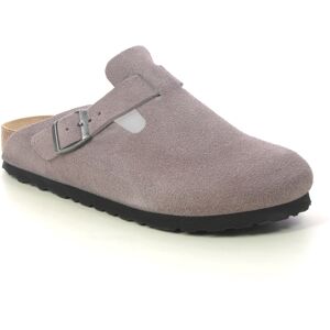 Birkenstock Boston W Purple Womens slipper mules 102837560 in a Plain Suede Leather in Size 41 Birkenstock Boston W Purple Womens slipper mules 102837560 in a Plain Suede Leather in Size 41