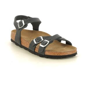 Birkenstock Kumba Black leather Womens Comfortable Sandals 102148731 in a Plain Leather in Size 39 Birkenstock Kumba Black leather Womens Comfortable Sandals 102148731 in a Plain Leather in Size 39