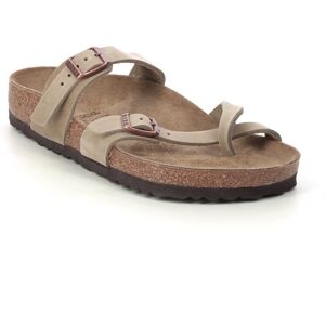Birkenstock Mayari Brown Womens Toe Post Sandals 101143320 in a Plain Natural Leather Oiled in Size 38 Birkenstock Mayari Brown Womens Toe Post Sandals 101143320 in a Plain Natural Leather Oiled in Size 38