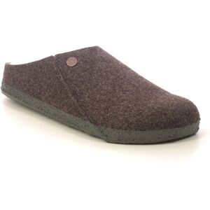 Birkenstock Zermatt Fur M Dark Brown Mens mules 101657020 in a Plain Felt in Size 44 Birkenstock Zermatt Fur M Dark Brown Mens mules 101657020 in a Plain Felt in Size 44