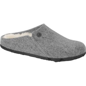 Birkenstock Zermatt Fur Regular Light Grey Womens slipper mules 1015092 in a Plain Felt in Size 41 Birkenstock Zermatt Fur Regular Light Grey Womens slipper mules 1015092 in a Plain Felt in Size 41