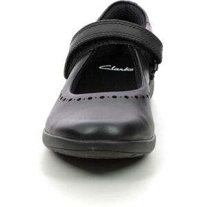 Clarks Etch Craft K Black leather Kids girls school shoes 4310-15E in a Plain Leather in Size 12.5 Clarks Etch Craft K Black leather Kids girls school shoes 4310-15E in a Plain Leather in Size 12.5