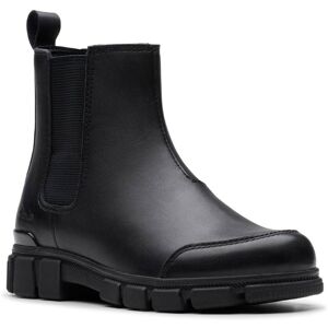 Clarks Evyn Chelsea K Black leather Kids Girls Boots 8029-16F in a Plain Leather in Size 10.5 Clarks Evyn Chelsea K Black leather Kids Girls Boots 8029-16F in a Plain Leather in Size 10.5