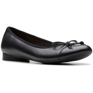 Clarks Loreleigh Rae Black leather Womens pumps 7735-34D in a Plain Leather in Size 5.5 Clarks Loreleigh Rae Black leather Womens pumps 7735-34D in a Plain Leather in Size 5.5