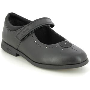 Clarks Magic Step Mj O Black leather Kids girls school shoes 6970-55E in a Plain Leather in Size 13.5 Clarks Magic Step Mj O Black leather Kids girls school shoes 6970-55E in a Plain Leather in Size 13.5