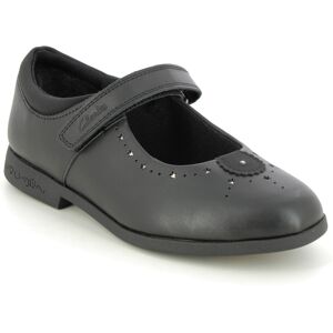 Clarks Magic Step Mj O Black leather Kids girls school shoes 6970-56F in a Plain Leather in Size 13.5 Clarks Magic Step Mj O Black leather Kids girls school shoes 6970-56F in a Plain Leather in Size 13.5