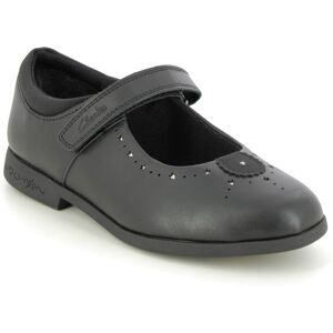 Clarks Magic Step Mj O Black leather Kids girls school shoes 6970-57G in a Plain Leather in Size 2 Clarks Magic Step Mj O Black leather Kids girls school shoes 6970-57G in a Plain Leather in Size 2