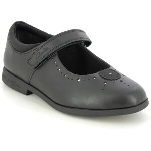 Clarks Magic Step Mj O Black leather Kids girls school shoes 6970-58H in a Plain Leather in Size 13 Clarks Magic Step Mj O Black leather Kids girls school shoes 6970-58H in a Plain Leather in Size 13