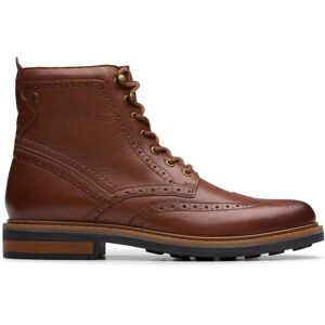 Clarks Newford Lace Bt Tan Leather Mens Brogue Boots 8337-67G in a Plain Leather in Size 10.5 Clarks Newford Lace Bt Tan Leather Mens Brogue Boots 8337-67G in a Plain Leather in Size 10.5