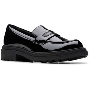 Clarks Orinoco 3 Edge Black patent Womens loafers 8317-34D in a Plain Leather in Size 4.5 Clarks Orinoco 3 Edge Black patent Womens loafers 8317-34D in a Plain Leather in Size 4.5