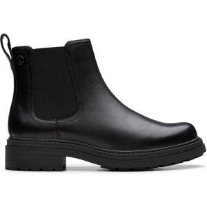Clarks Orinoco 3 Lane Black leather Womens Chelsea Boots 8462-44D in a Plain Leather in Size 6.5 Clarks Orinoco 3 Lane Black leather Womens Chelsea Boots 8462-44D in a Plain Leather in Size 6.5