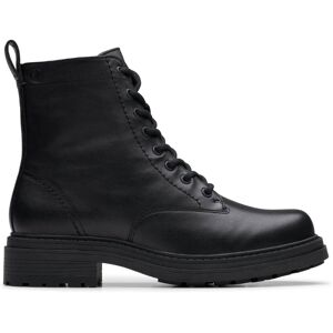 Clarks Orinoco 3 Style Black leather Womens Lace Up Boots 8289-75E in a Plain Leather in Size 4 Clarks Orinoco 3 Style Black leather Womens Lace Up Boots 8289-75E in a Plain Leather in Size 4