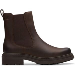 Clarks Orinoco 3 Top Brown leather Womens Chelsea Boots 8290-25E in a Plain Leather in Size 4.5 Clarks Orinoco 3 Top Brown leather Womens Chelsea Boots 8290-25E in a Plain Leather in Size 4.5