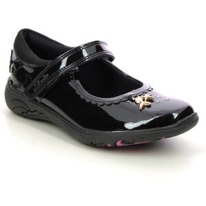 Clarks Relda Sea K Mary Jane Black patent Kids girls school shoes 7224-15E in a Plain Leather in Size 10 Clarks Relda Sea K Mary Jane Black patent Kids girls school shoes 7224-15E in a Plain Leather in Size 10