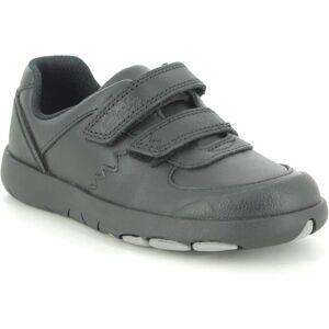 Clarks Rex Pace T Black leather Kids Boys Casual Shoes 4704-55E in a Plain Leather in Size 9 Clarks Rex Pace T Black leather Kids Boys Casual Shoes 4704-55E in a Plain Leather in Size 9