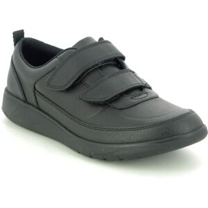Clarks Scape Flare Y Black leather Kids Boys Shoes 4940-98H in a Plain Leather in Size 5.5 Clarks Scape Flare Y Black leather Kids Boys Shoes 4940-98H in a Plain Leather in Size 5.5