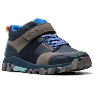 Clarks Steggy 2 Glow K Navy Leather Kids Toddler Boys Boots 7901-76F in a Plain Leather in Size 7.5 Clarks Steggy 2 Glow K Navy Leather Kids Toddler Boys Boots 7901-76F in a Plain Leather in Size 7.5
