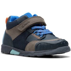 Clarks Steggy 2 Glow T Navy Leather Kids Toddler Boys Boots 7901-97G in a Plain Leather in Size 6.5 Clarks Steggy 2 Glow T Navy Leather Kids Toddler Boys Boots 7901-97G in a Plain Leather in Size 6.5