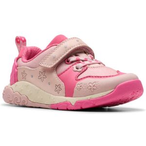 Clarks Tidal Shell T Pink Kids toddler girls trainers 8081-26F in a Plain Leather in Size 6.5 Clarks Tidal Shell T Pink Kids toddler girls trainers 8081-26F in a Plain Leather in Size 6.5