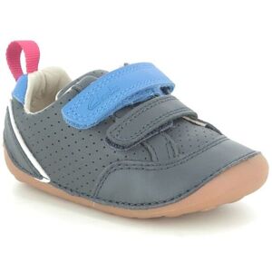 Clarks Tiny Sky T Navy leather Kids Boys First Shoes 5762-97G in a Plain Leather in Size 3.5 Clarks Tiny Sky T Navy leather Kids Boys First Shoes 5762-97G in a Plain Leather in Size 3.5