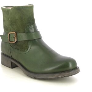 Creator Prima Buckle Green Womens ankle boots IB25187-91 in a Plain Leather and Suede in Size 40 Creator Prima Buckle Green Womens ankle boots IB25187-91 in a Plain Leather and Suede in Size 40