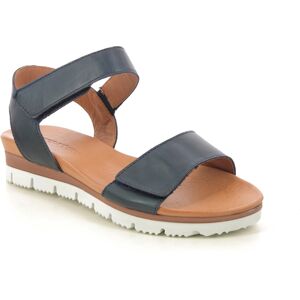 Creator Raynor Vel Navy Leather Womens Wedge Sandals IB18657-71 in a Plain Leather in Size 36 Creator Raynor Vel Navy Leather Womens Wedge Sandals IB18657-71 in a Plain Leather in Size 36